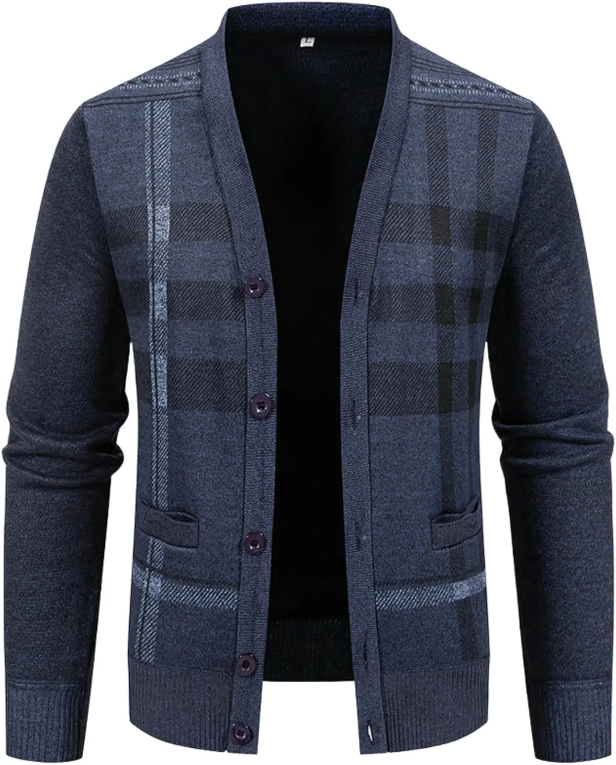 

Мужской свитер-кардиган в корейском стиле YEBAITOU