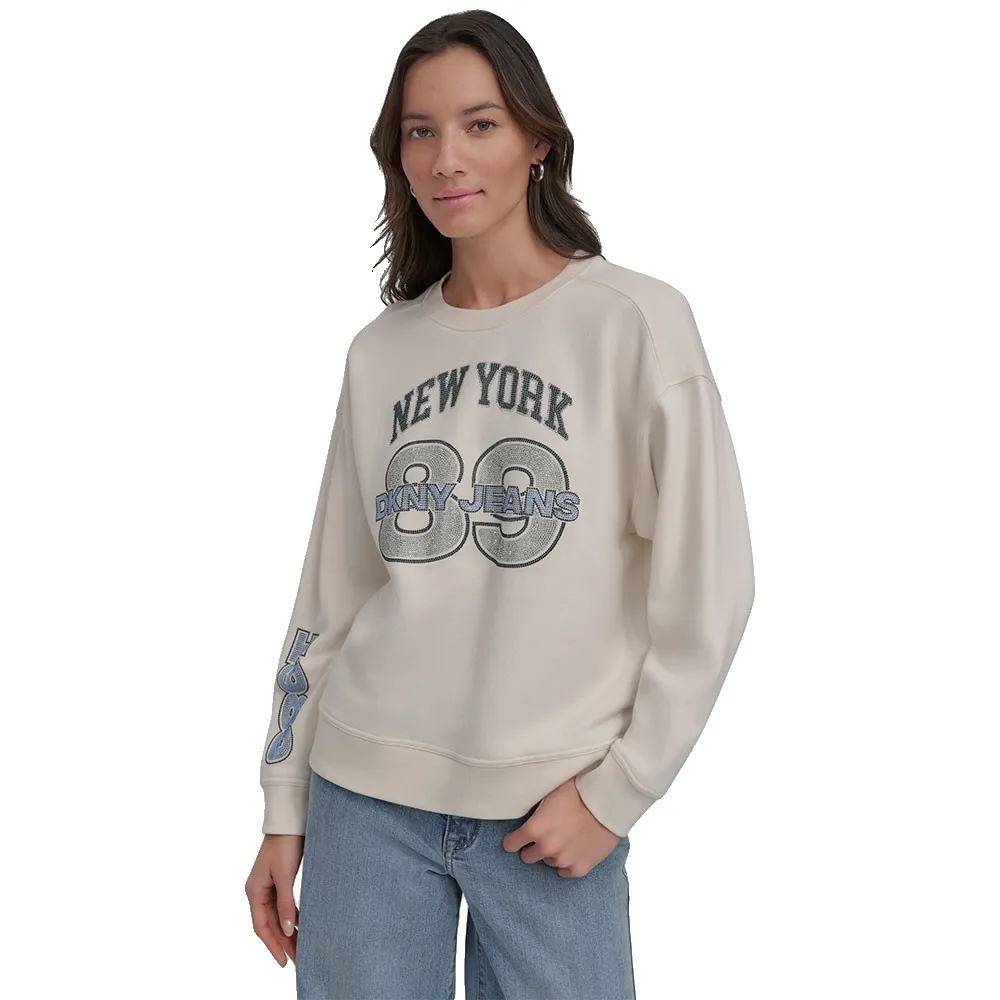 

Толстовка DKNY New York 89, бежевый
