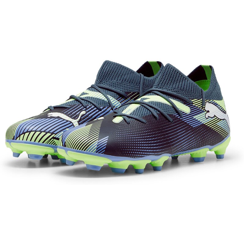 Футбольные бутсы для лужайки Future 7 Match FG/AG JR Puma, белый — фото 3