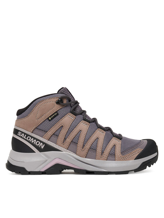Треккинговые ботинки женские Salomon X-Adventure Recon с мембраной Gore-Tex, фиолетовый