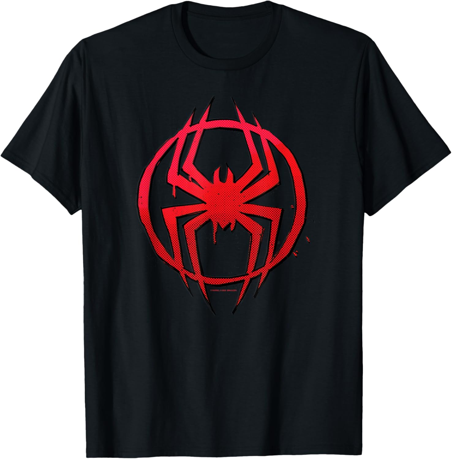 

Футболка Marvel Spider-Man: Across the Spiderverse Miles Symbol Dot, черная