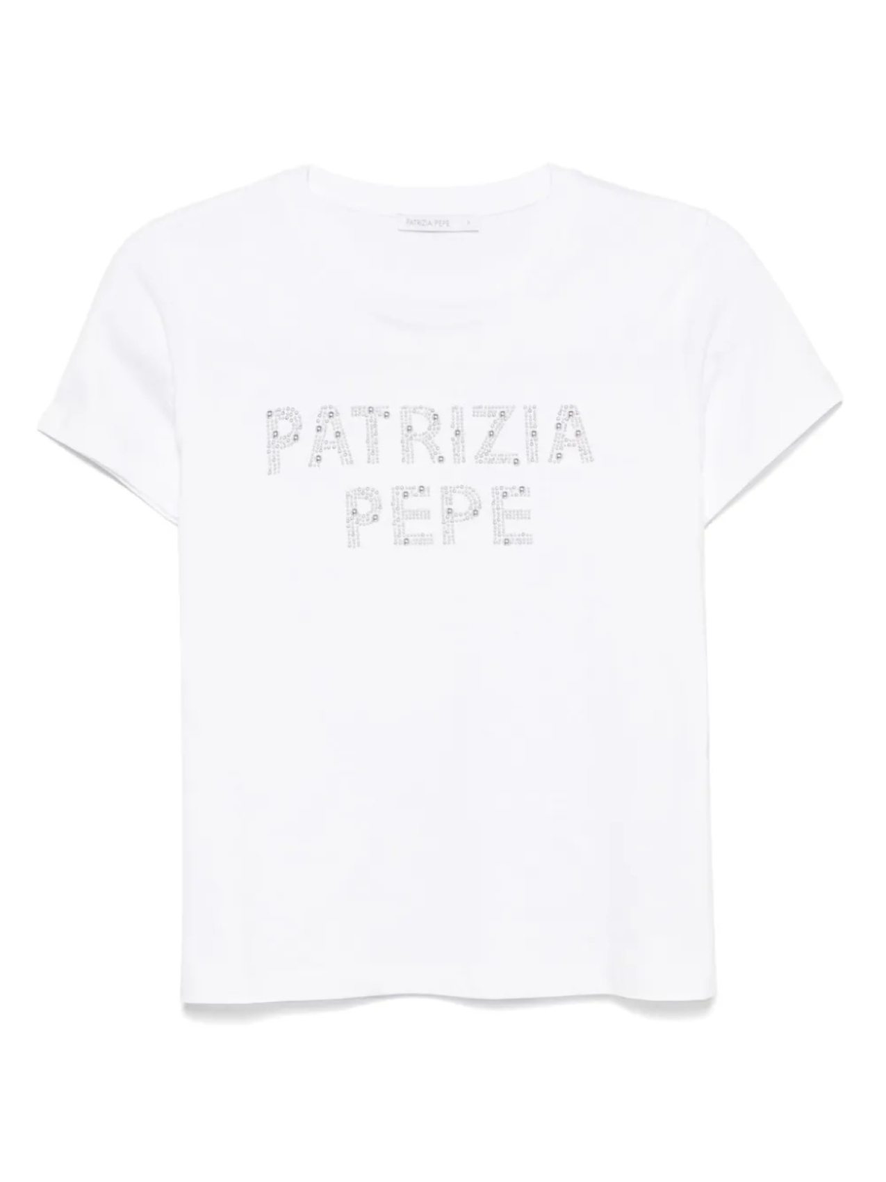 

Футболка с аппликацией логотипа Patrizia Pepe, белый