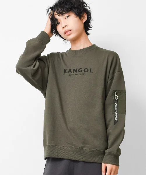 Толстовка KANGOL Special Edition с начесом и карманами на рукавах из флиса