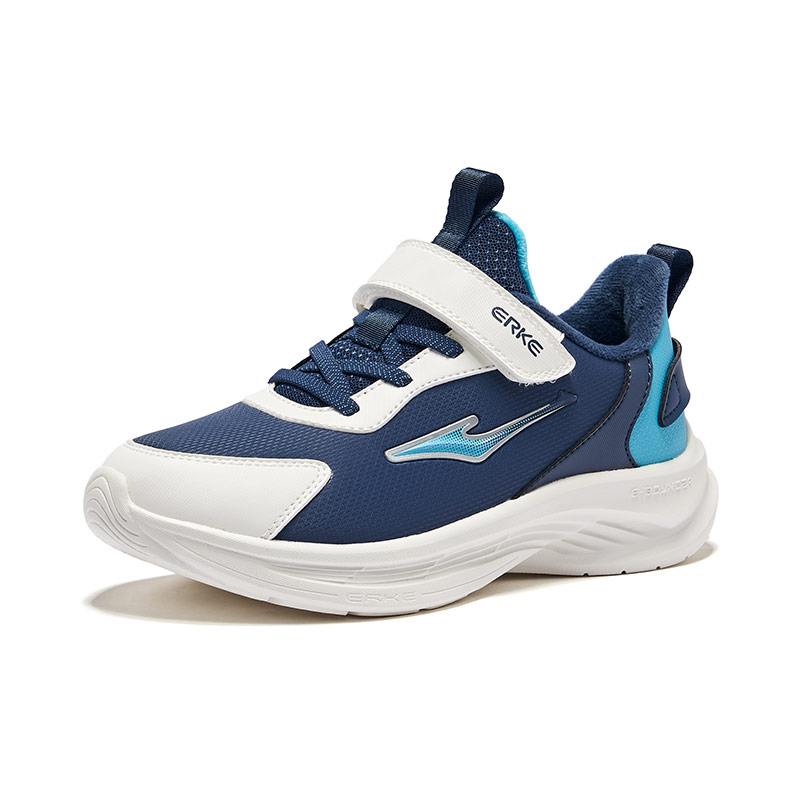 ERKE KIDS Прочные теплые низкие детские кроссовки Navy Dark Blue Kids' — фото 3