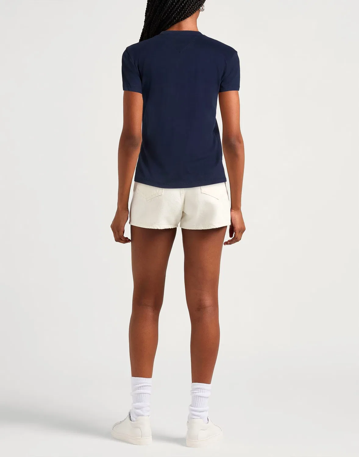 Футболка с принтом Tommy Hilfiger синяя — фото 3