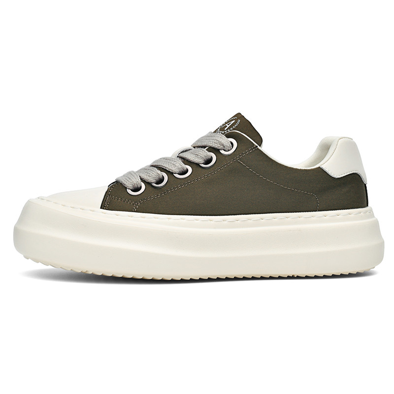 

AOKANG Низкие скейтборд кроссовки мужские хаки зелёный, цвет Khaki Green[Standard Sports Shoe Size]