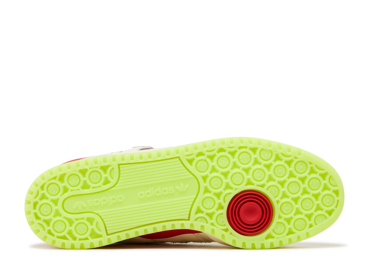 Кроссовки adidas Dr. Seuss X Forum Low 'The Grinch - Cream White', кремовый — фото 4