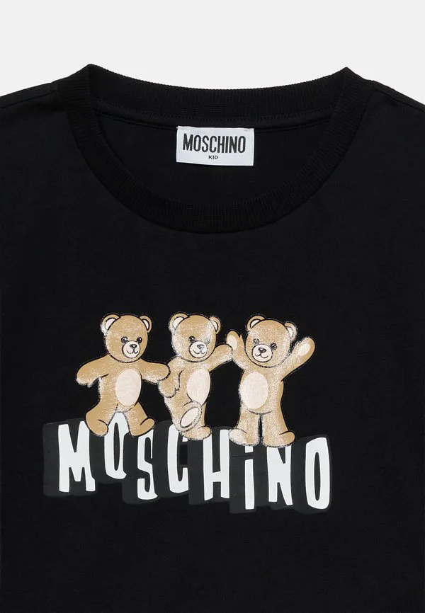 Футболка с дополнительным принтом Moschino, Nero/Black — фото 4