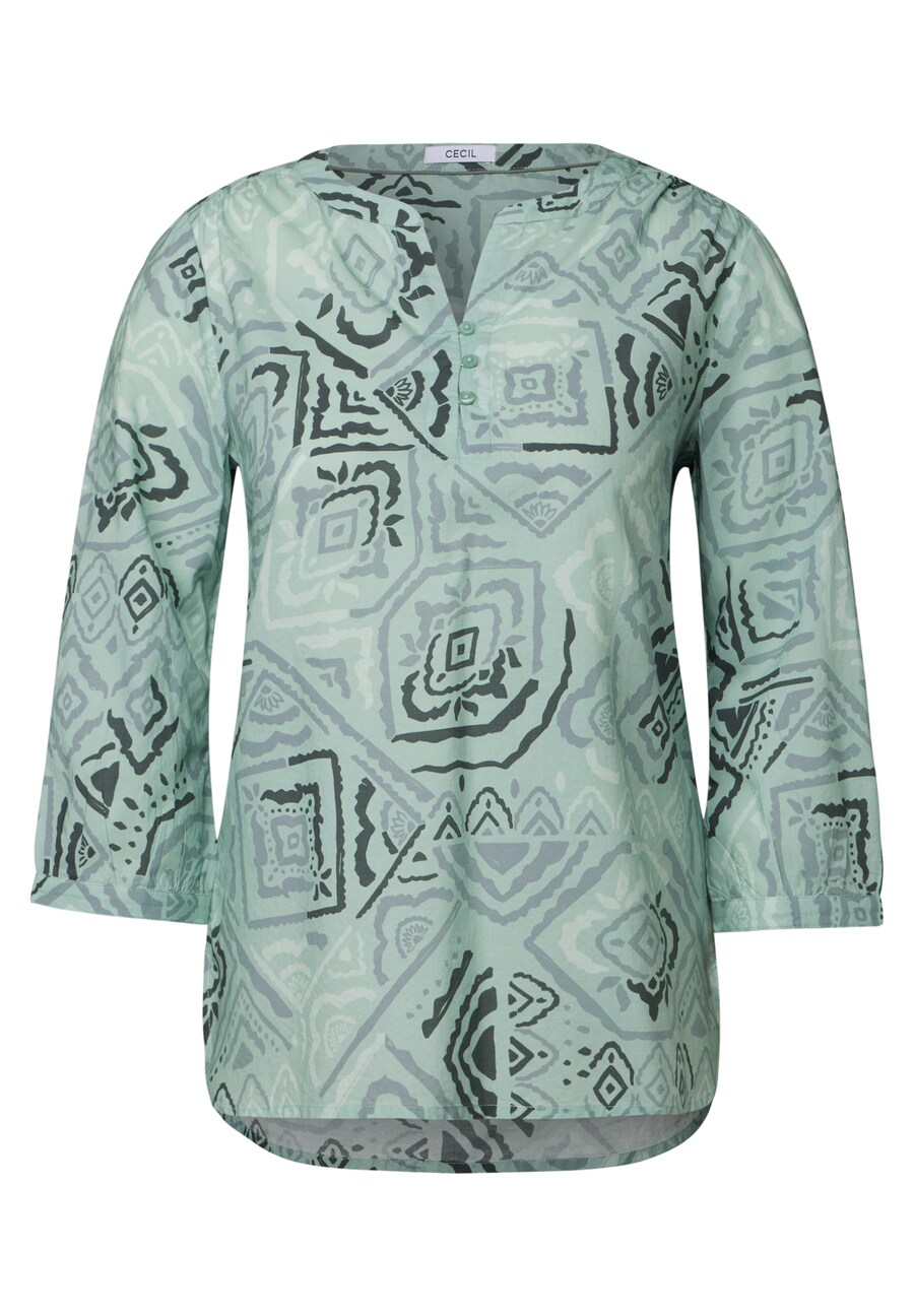 

Блуза CECIL, цвет Green/Dark green