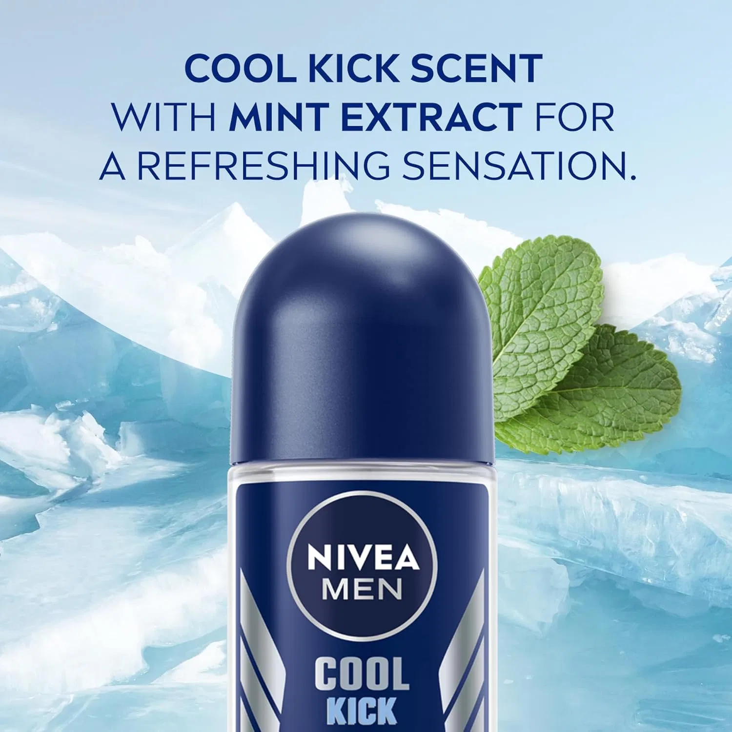 Мужской роликовый дезодорант-антиперспирант NIVEA MEN Cool Kick, 48 часов, 50 мл, набор из 6 штук Nivea — фото 4