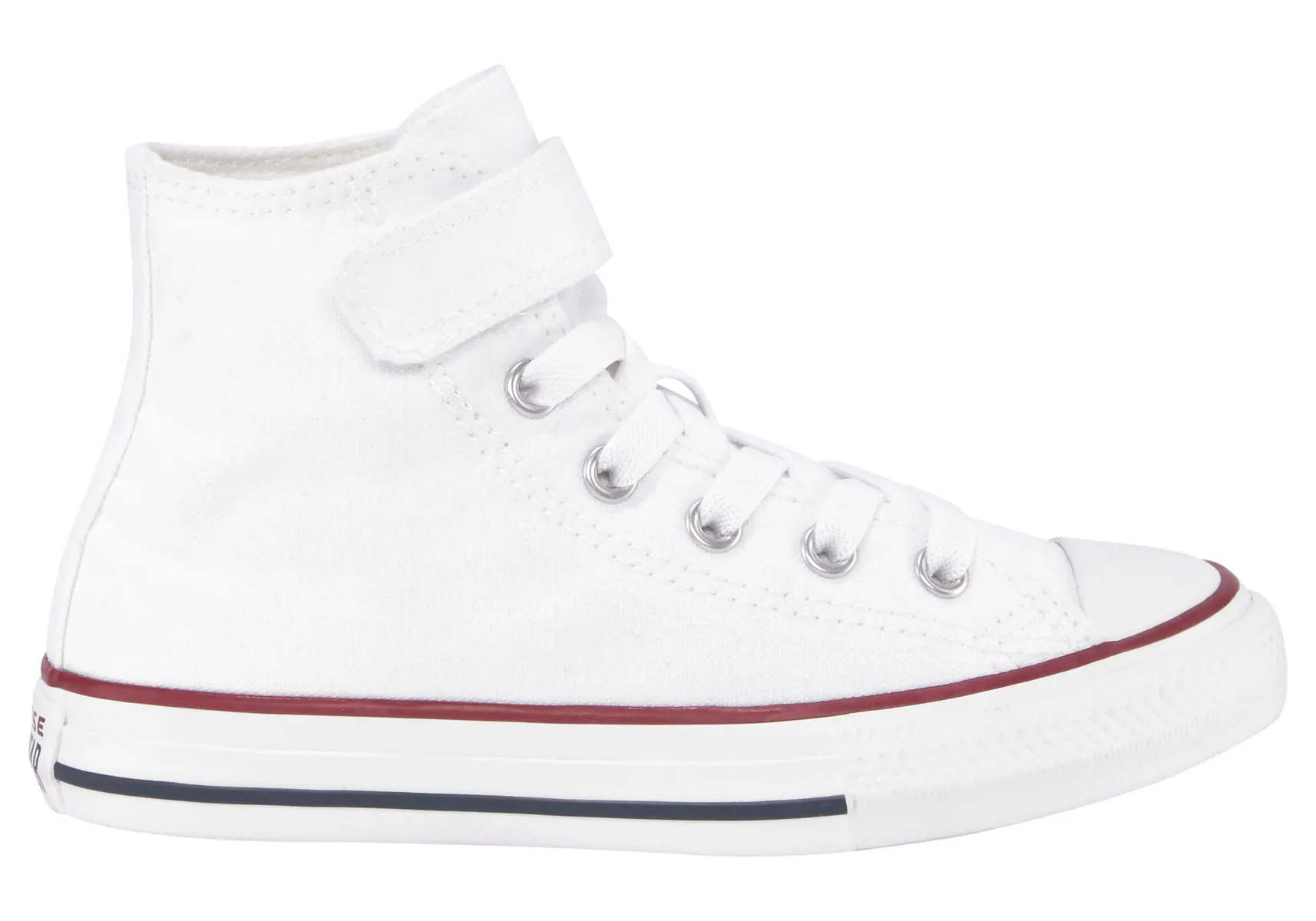 Кроссовки Converse "CHUCK TAYLOR ALL STAR 1V EASY-ON Hi" с застежкой-липучкой детские, белый — фото 2