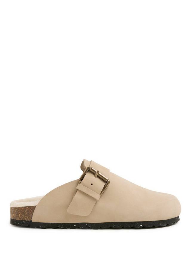 клоги с овчиной и ремешками Celtic & Co., Beige
