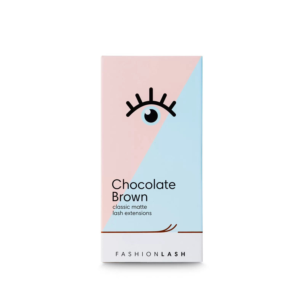 

Ресницы Fashion Lash Chocolate Brown D 0.07, 8 мм