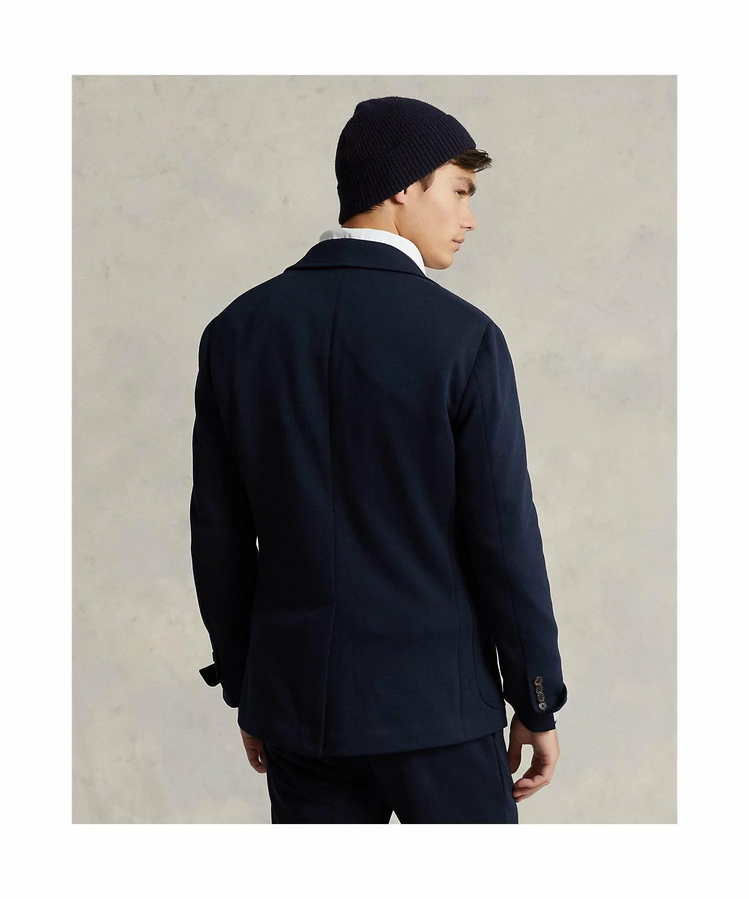 Мягкий трикотажный пиджак Polo (совместим с универсальными костюмами) Polo Ralph Lauren, 410 Navy — фото 4