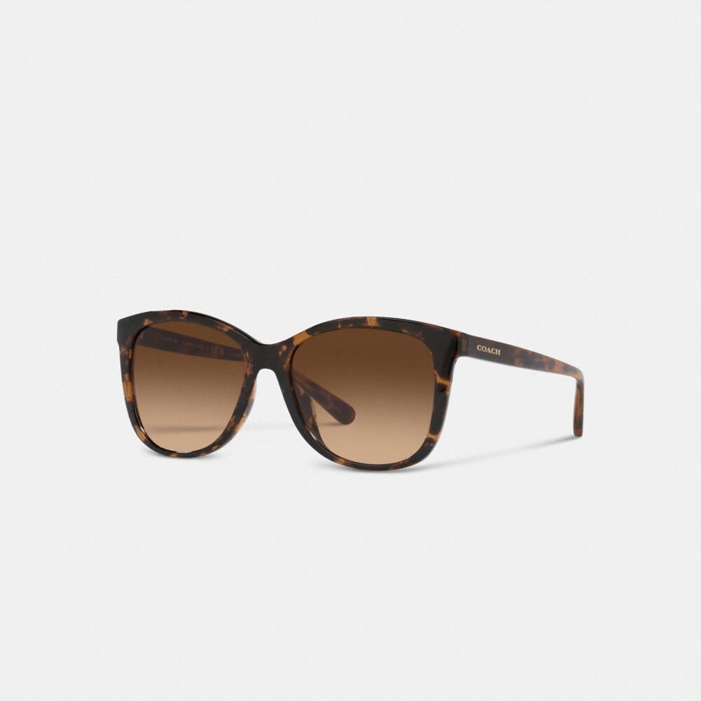 

Солнцезащитные очки COACH Geometric Square, цвет Dark Tortoise