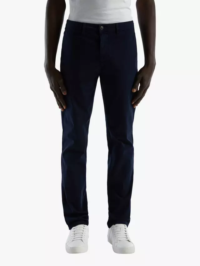 

Брюки чинос Benetton Slim Fit, цвет night/blue