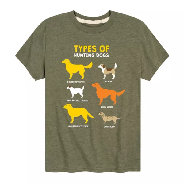 

Футболка с изображением охотничьих собак для мальчиков 8-20 лет Licensed Character, зеленый
