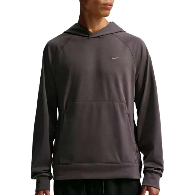 Nike Толстовка мужская с капюшоном, темно-коричневая