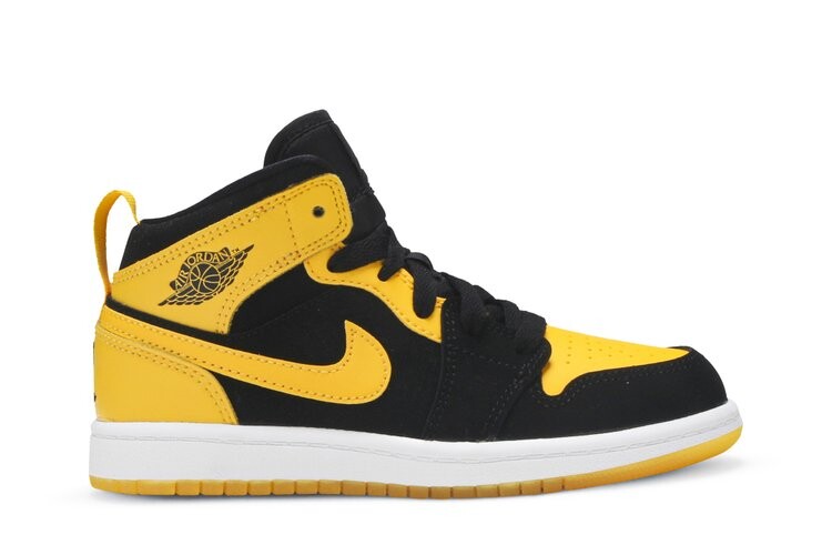 

Кроссовки Air Jordan 1 Mid PS 'New Love', желтый