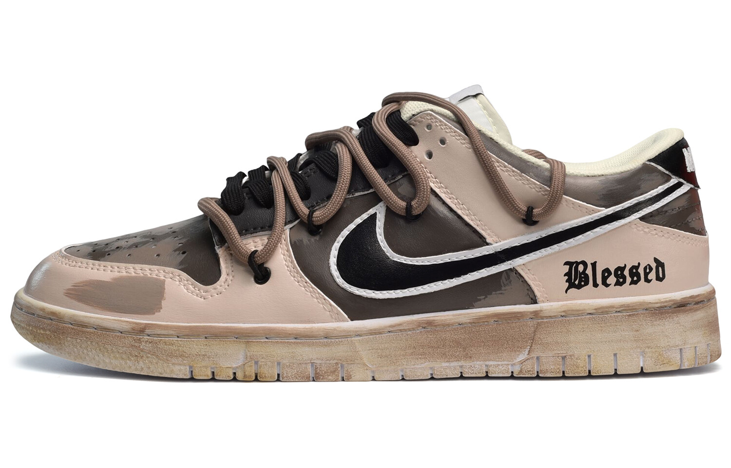 

Кроссовки Nike Dunk Skateboard Shoes Men Low-Top Brown/Gray