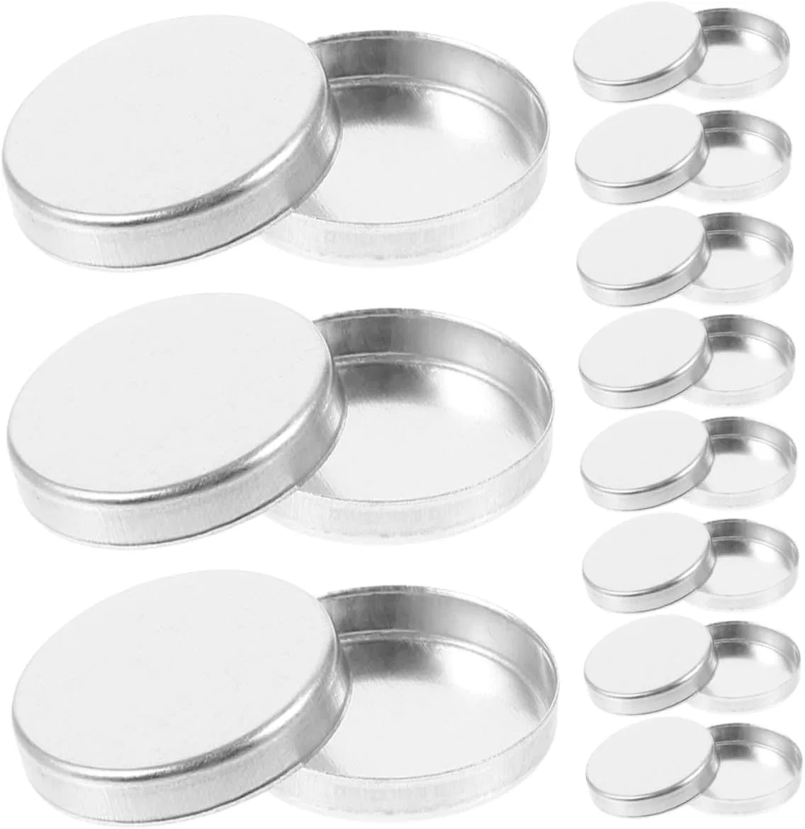 Палетка для теней 30 алюминиевых поддонов Silver