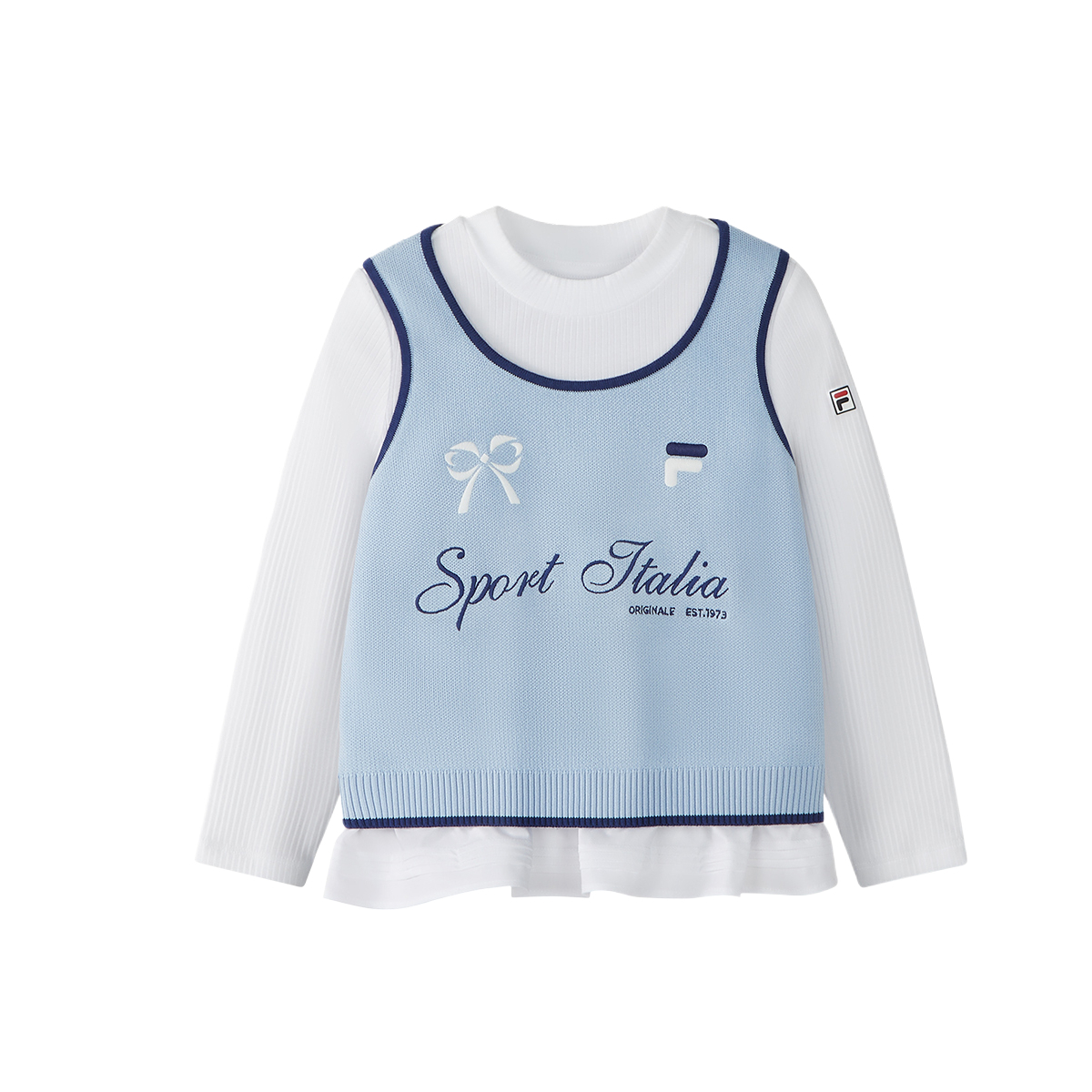 

FILA KIDS Футболка 2 Pack Standard White для детей 3-7 лет