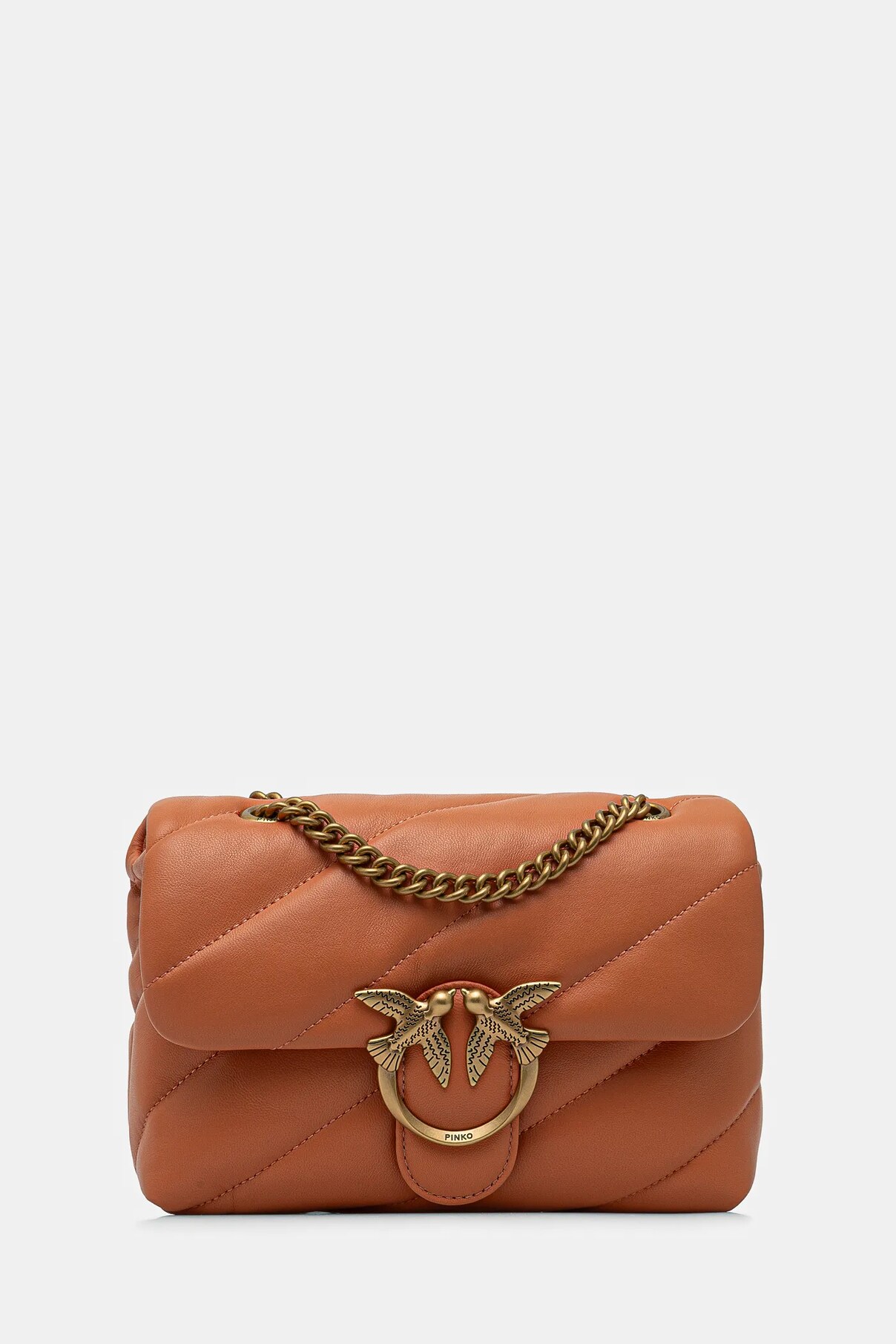 

Сумочка из кожи Pinko, оранжевый