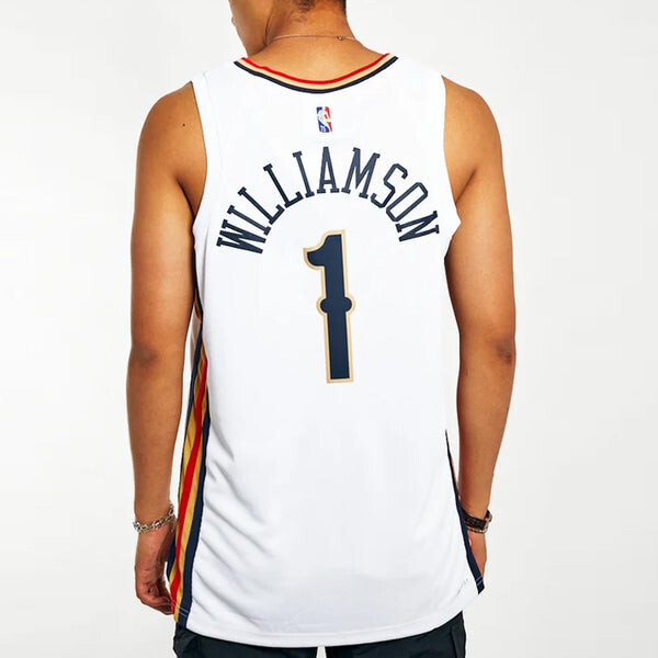 Майка Nike x NBA New Orleans Pelicans 21-22 Jerseys 'Zion Williamson 1', белый — фото 3
