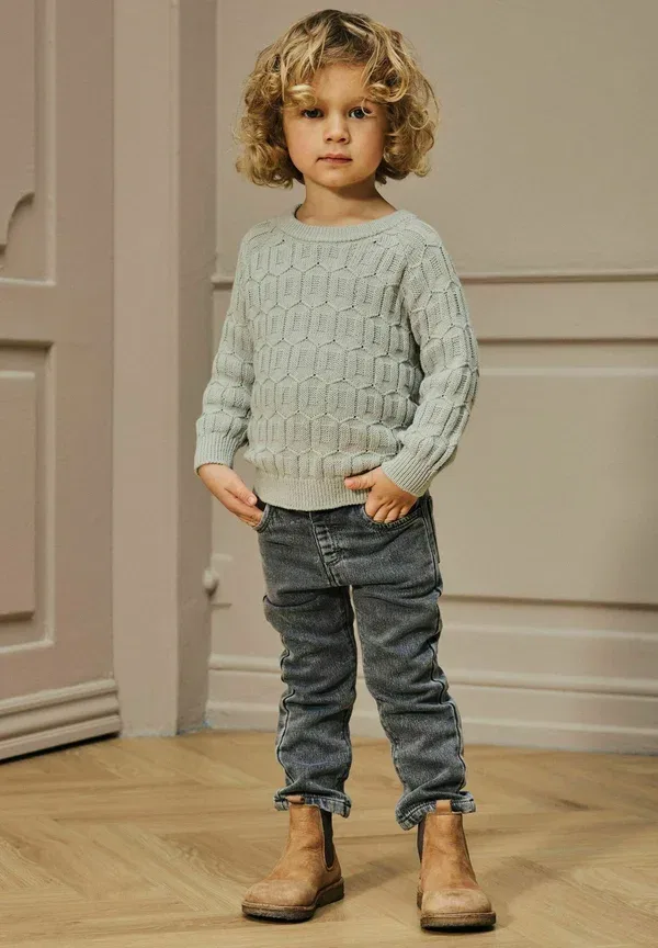 Джинсы прямого кроя Lil' Atelier, medium grey denim, серый деним