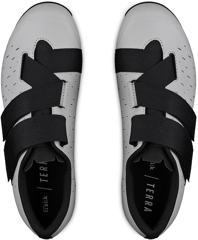 Унисекс-взрослые кроссовки Fizik Terra Powerstrap X4, удобные кроссовки для гравийного покрытия с ремешками, светло-серый — фото 3