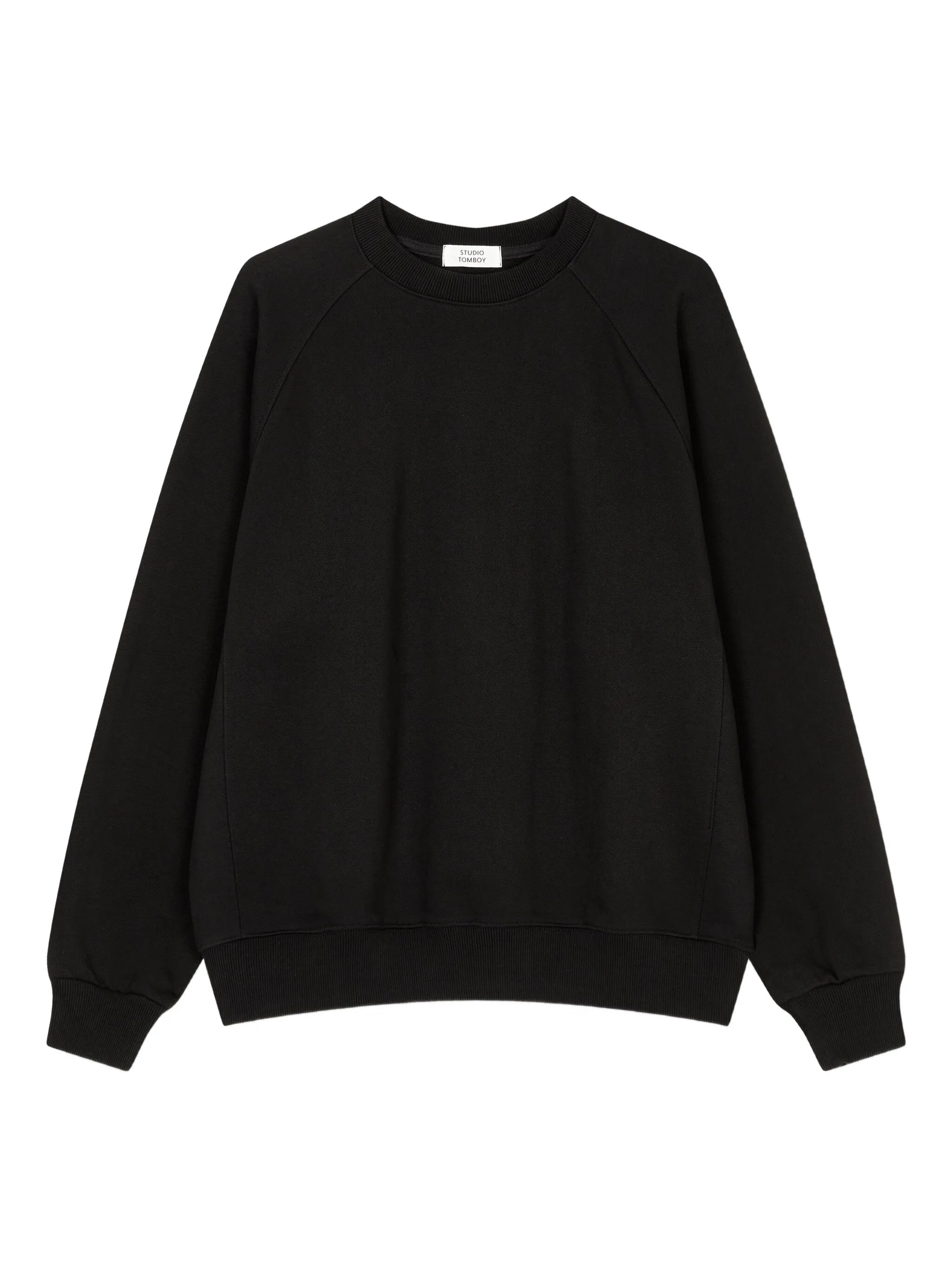

Толстовка в рубчик с логотипом Studio Tomboy, черный