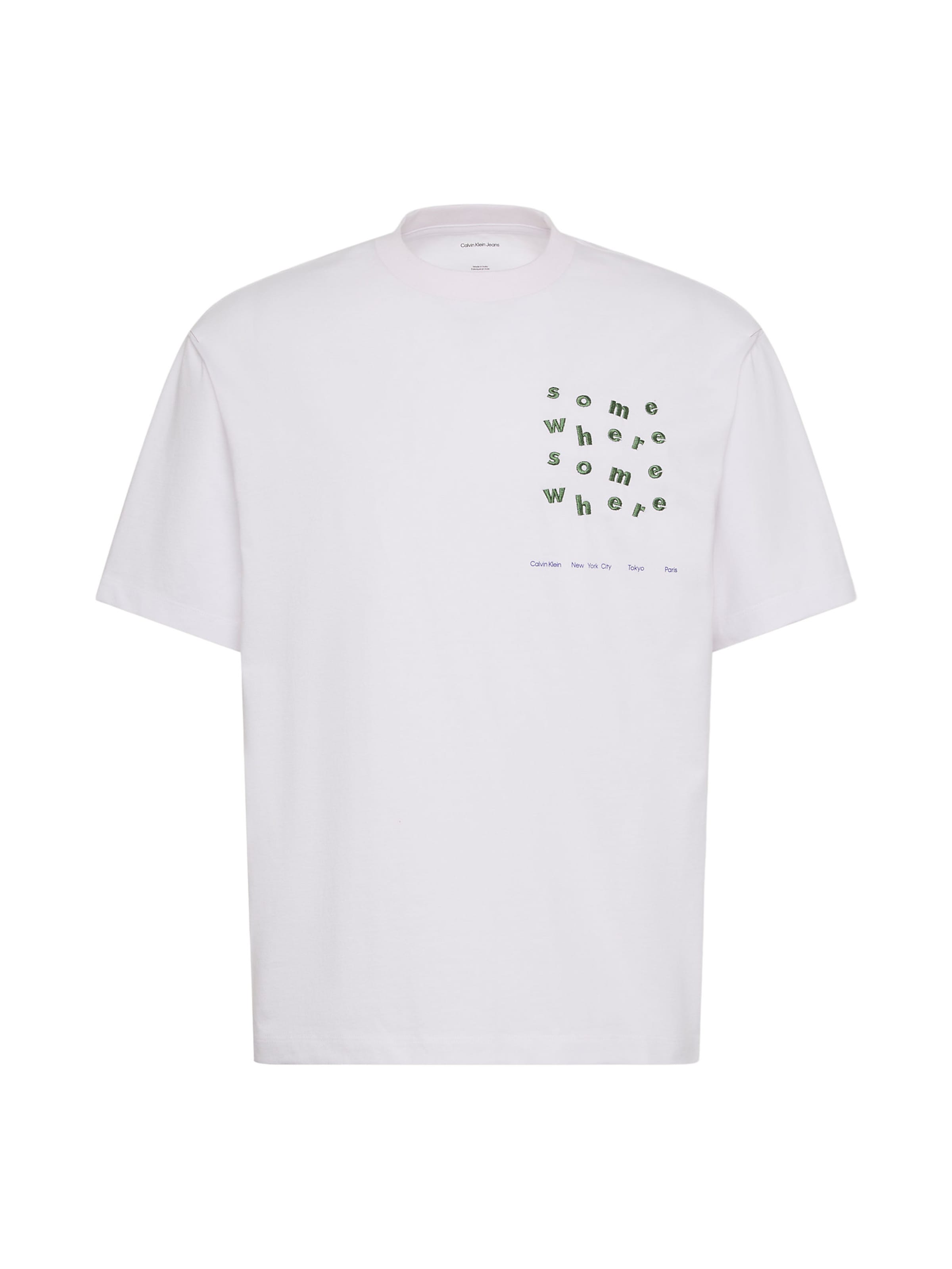 

Calvin Klein Jeans Футболка в белом цвете