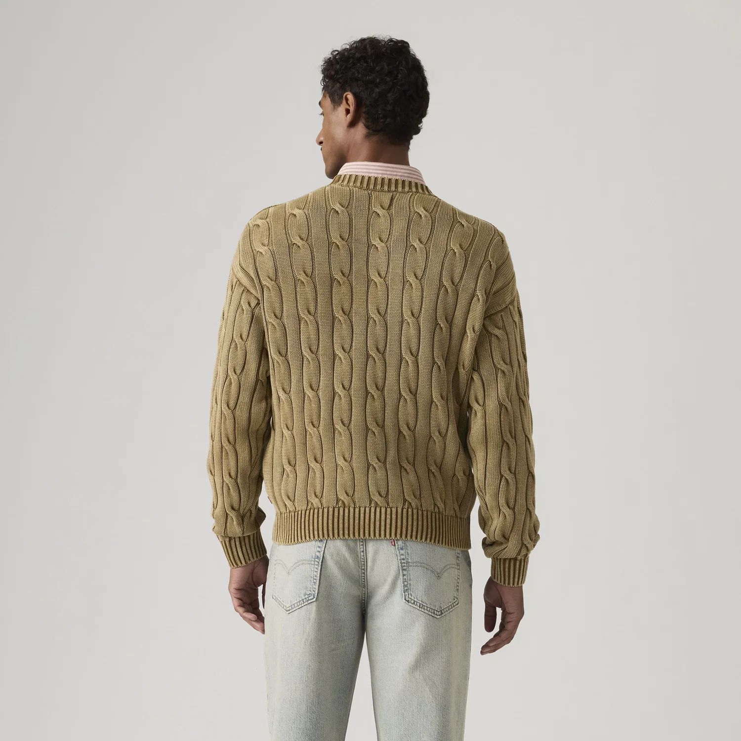 Свитер Carmel Cable Crew Levi's, Brown — фото 4
