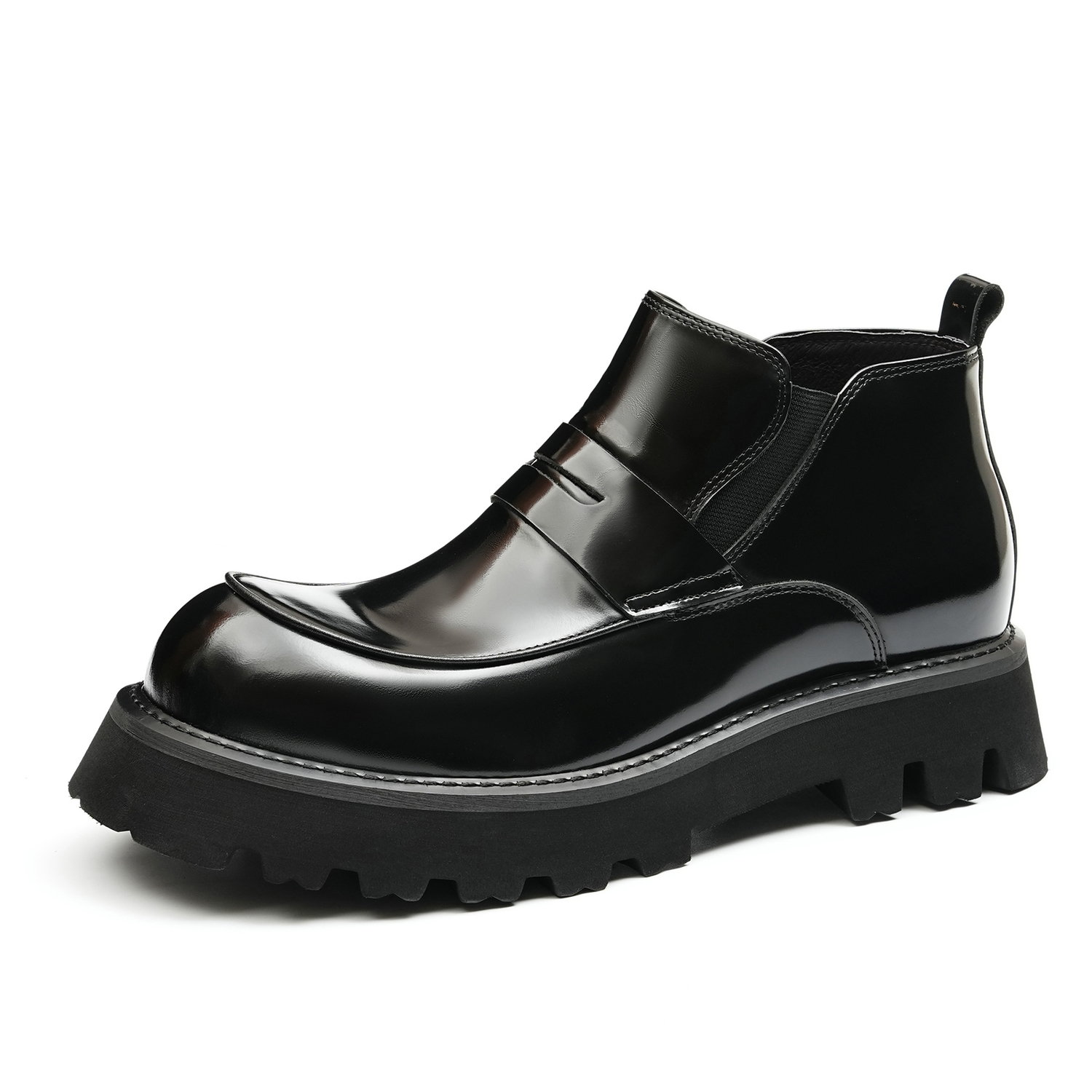 

ASTON M.JAZZ Мужские зимние ботинки с меховой подкладкой черные, цвет Black Fleece-Lined