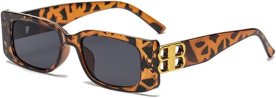 

Ретро овальные солнцезащитные очки унисекс с защитой от УФ-излучения UV400, полимерные очки с круглыми линзами, защитные очки Clout ENSARJOE, 16801-leopard