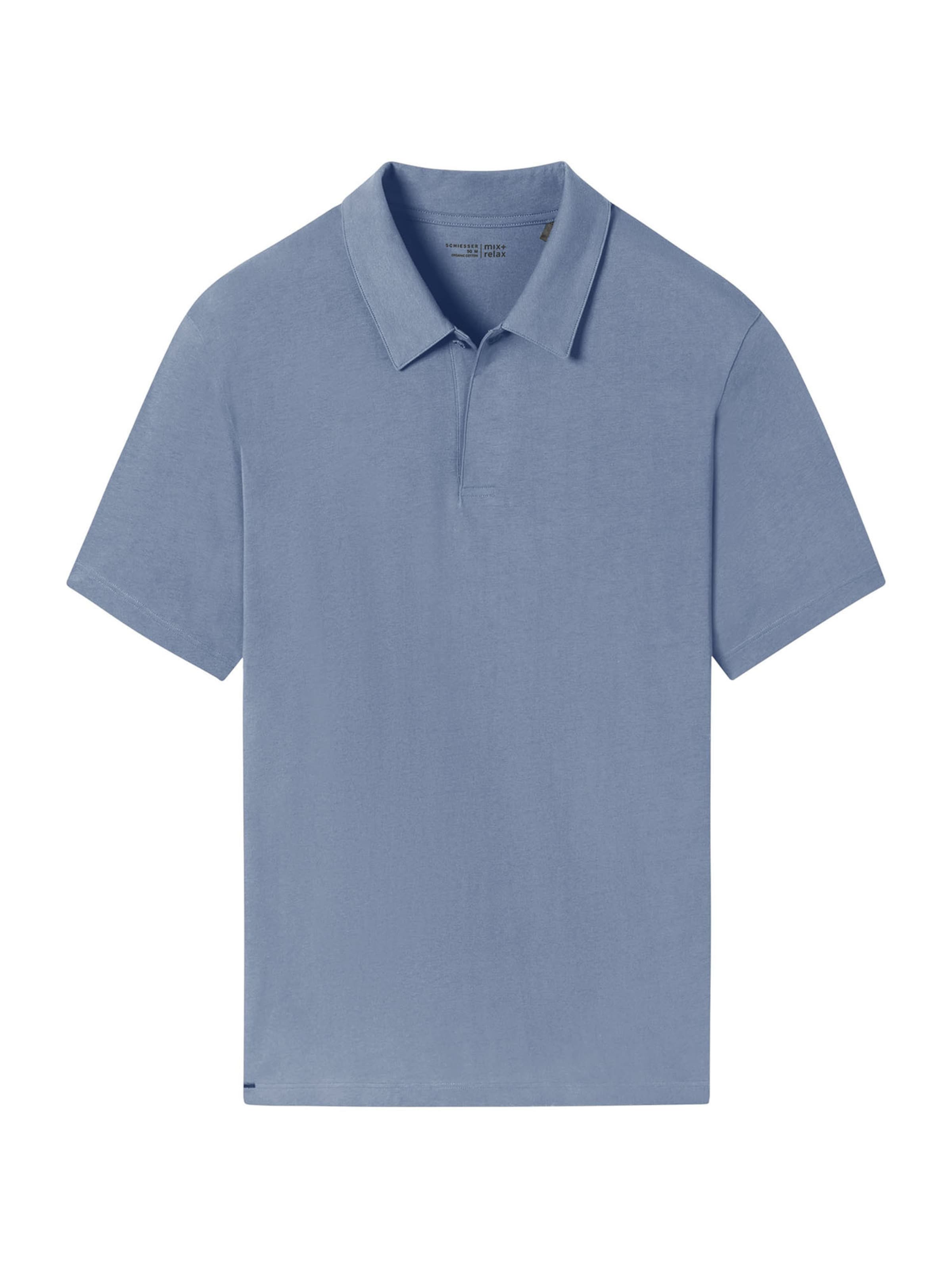 

SCHIESSER Футболка 'Mix Relax' в синем цвете