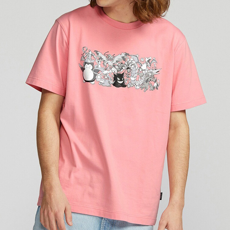 Футболка Pokémon Co-Branded Series унисекс розовая Uniqlo, розовый — фото 2