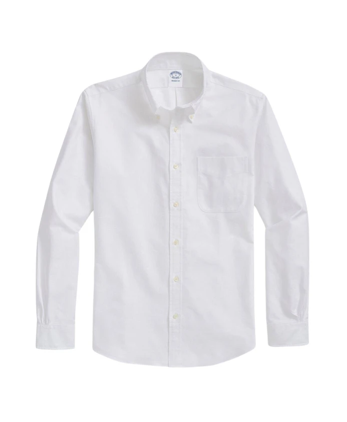 

Повседневная рубашка Madison свободного кроя Brooks Brothers, белый