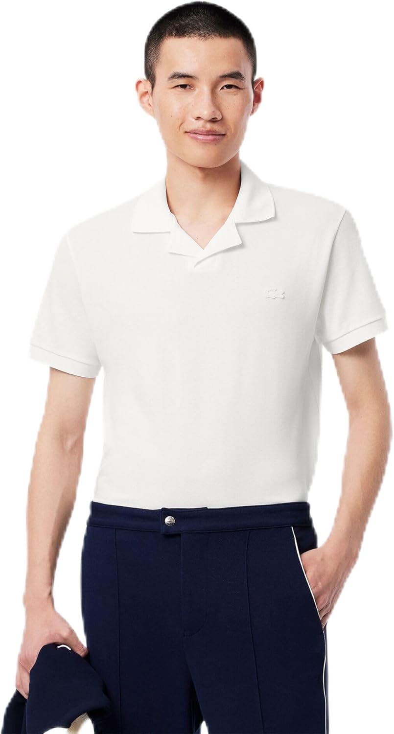 

Рубашка LACOSTE Мужская поло-рубашка с открытым воротником, белый