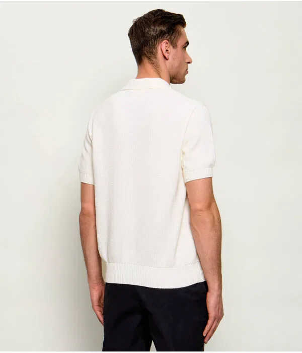 Мужское поло классического кроя Lacoste, Écru — фото 3