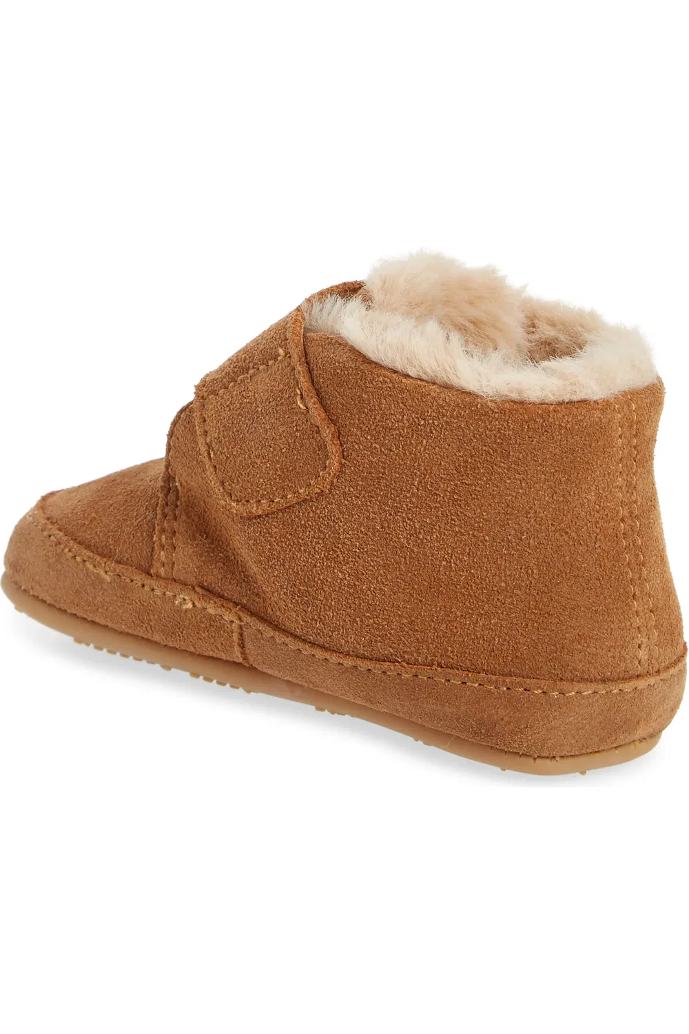 Детские ботинки водонепроницаемые с подкладкой из искусственного меха Shloofy OLD SOLES, Tan Suede — фото 2