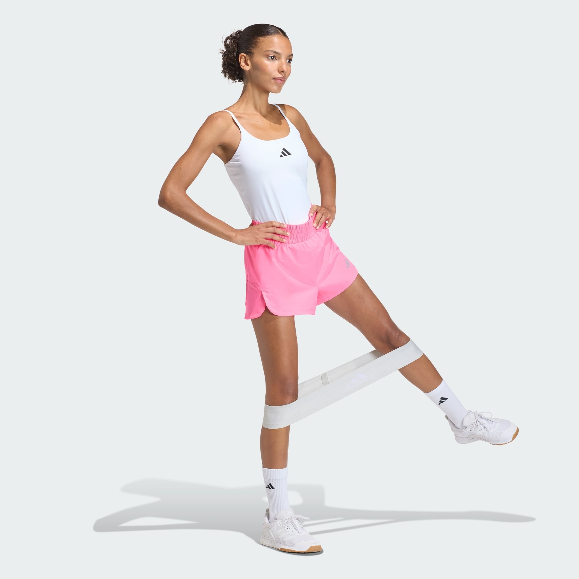 Шорты Adidas Racer Pacer Woven, розовый — фото 4