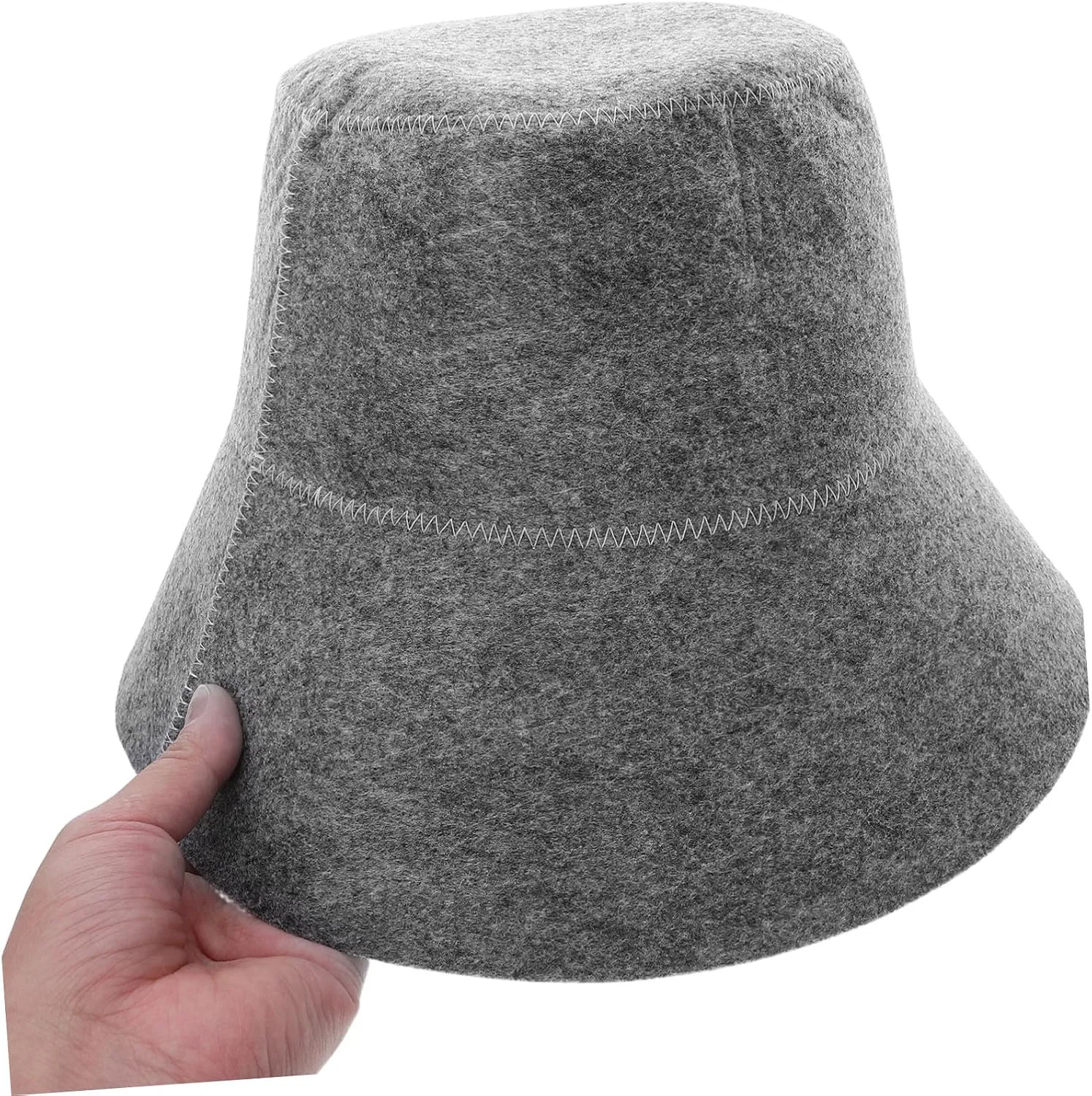 Шапочка для душа войлочная TOGEVAL, 2 шт, 30x30x19 см, Grey — фото 2