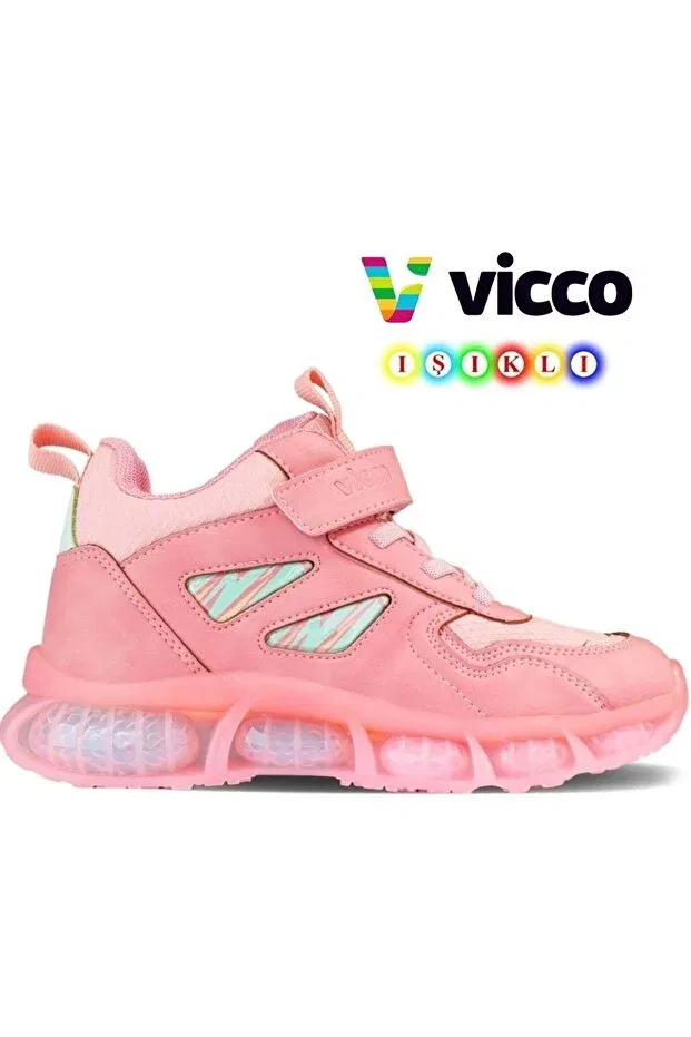 Детские ботинки для девочек ортопедические Willow Vicco, Pink
