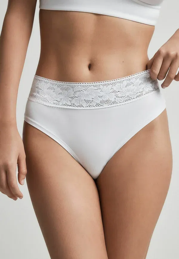 Трусы 2шт, nylon/elastane, Regular fit - ultimate comfort knickers 2 pack, Next, White, белый