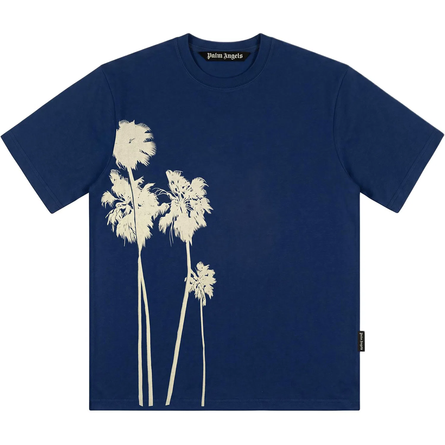 Футболка детская унисекс с круглым вырезом Navy Blue PALM ANGELS