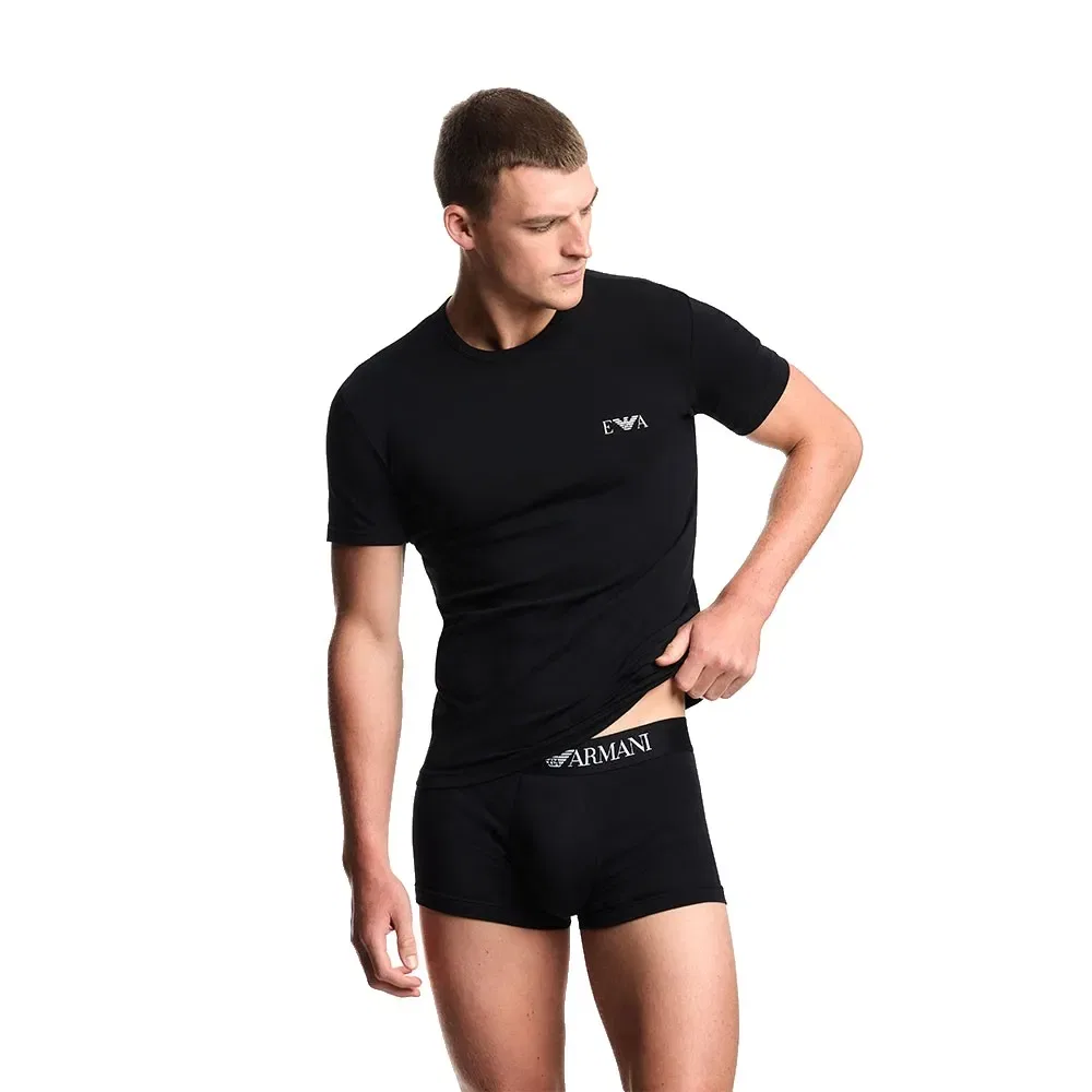 Мужские футболки с коротким рукавом Emporio armani, Black