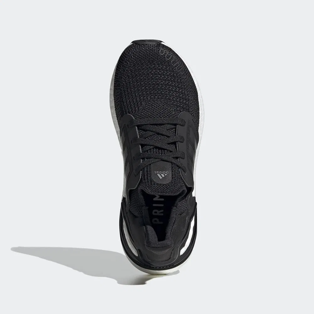 Детские беговые кроссовки Ultraboost 20, Black/Night Metallic/White — фото 4