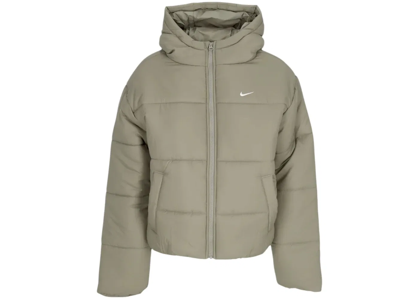 Женская куртка-пуховик свободного кроя Nike Sportswear Classic Puffer Therma-FIT, Medium Olive