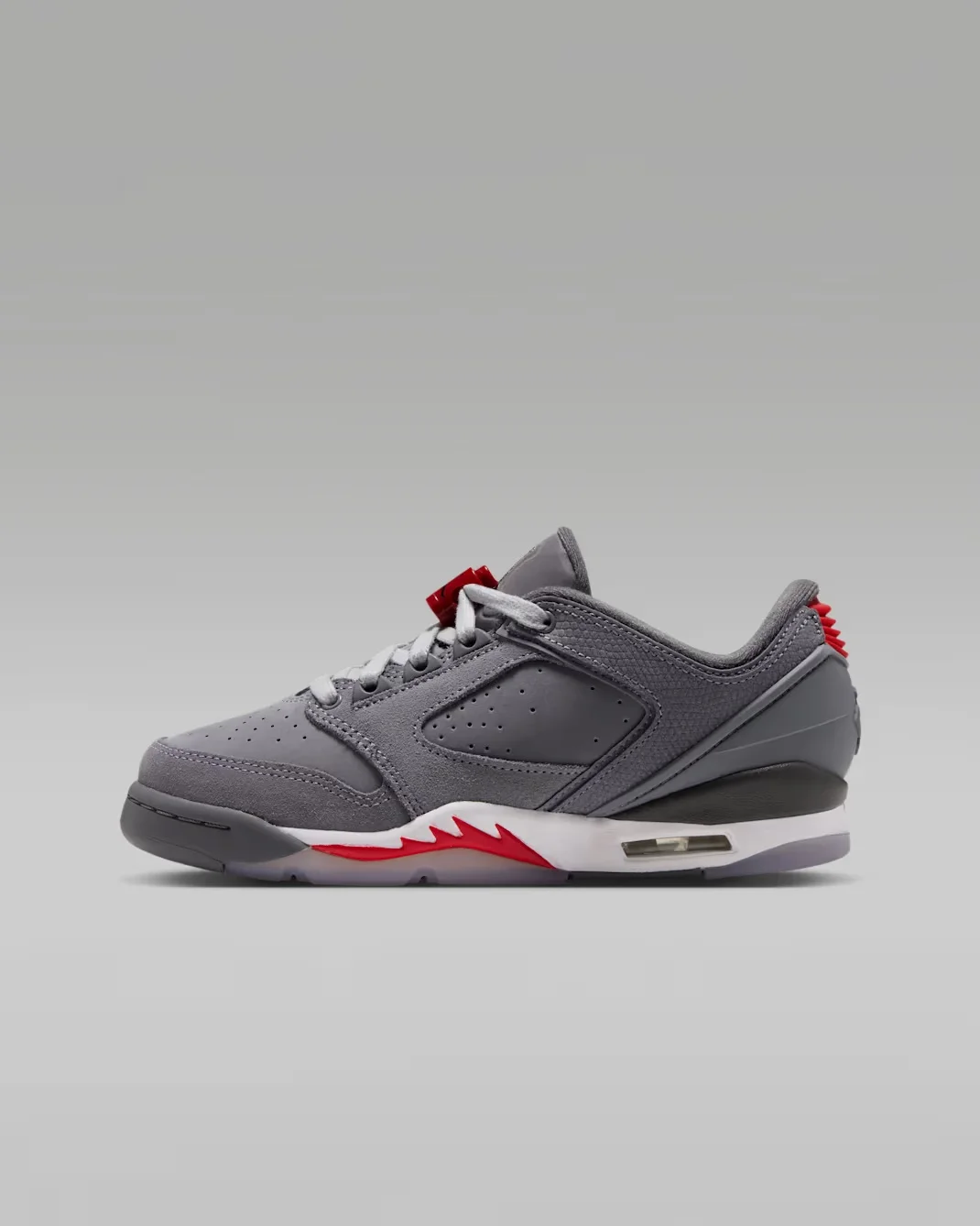 Кроссовки подростковые Nike Air Jordan Sixty Plus Low, серый/красный